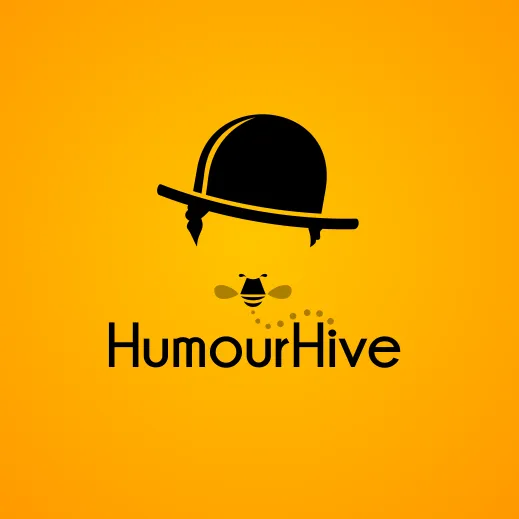 punny humour hive comedy logo
