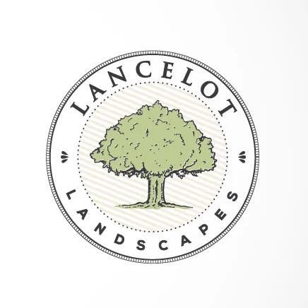 tree and text for landscaping company  logo 