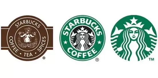 Starbuck  logo  iterations