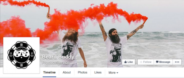 Beard Buddy social media branding