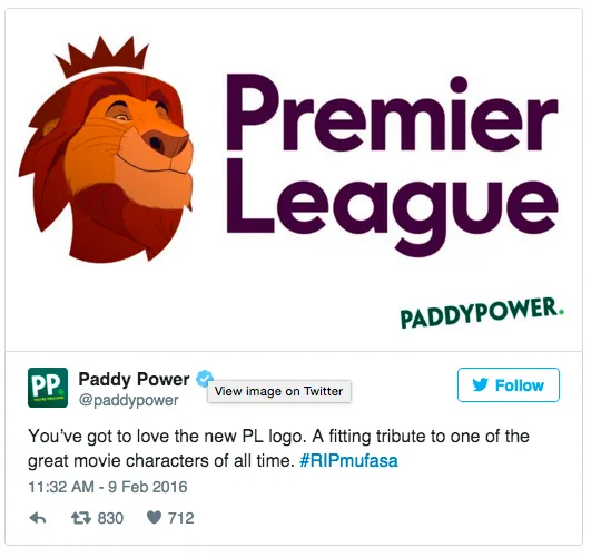 könig der löwen premier league logo