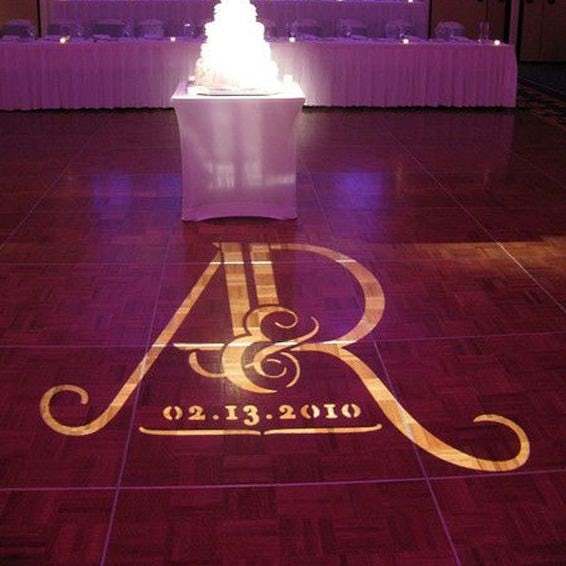 customized wedding lights for dance floor