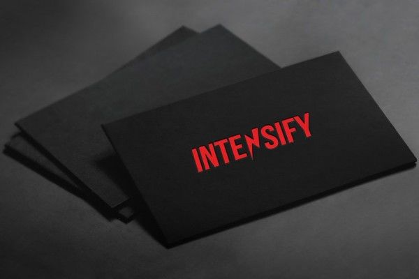 Intensify logo design
