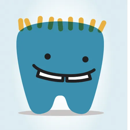 cute children's dentist online logo