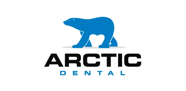 Arctic dental polar bear tooth logo