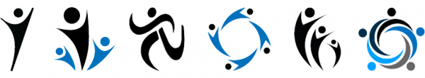 generic abstract humanoid logo s