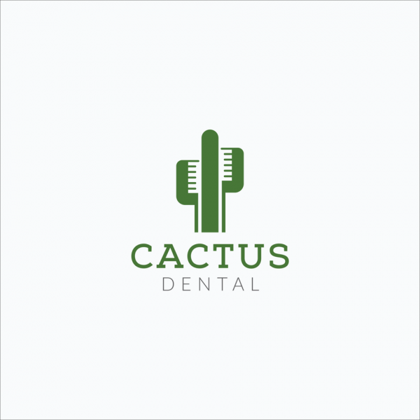 Green cactus logo design