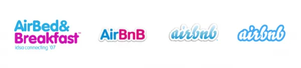 Airbnb evolving logo s