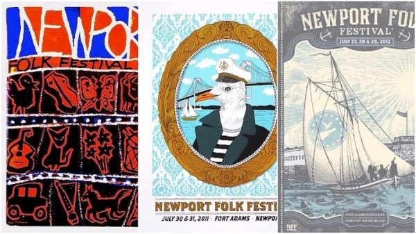 Newport Folk Festival posters