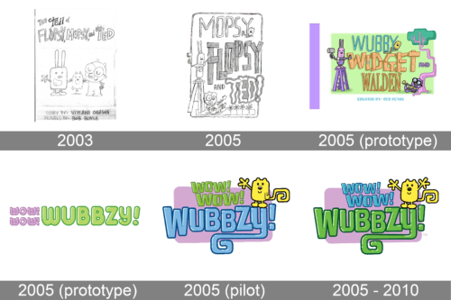 Wow! Wow! Wubbzy! Logo history